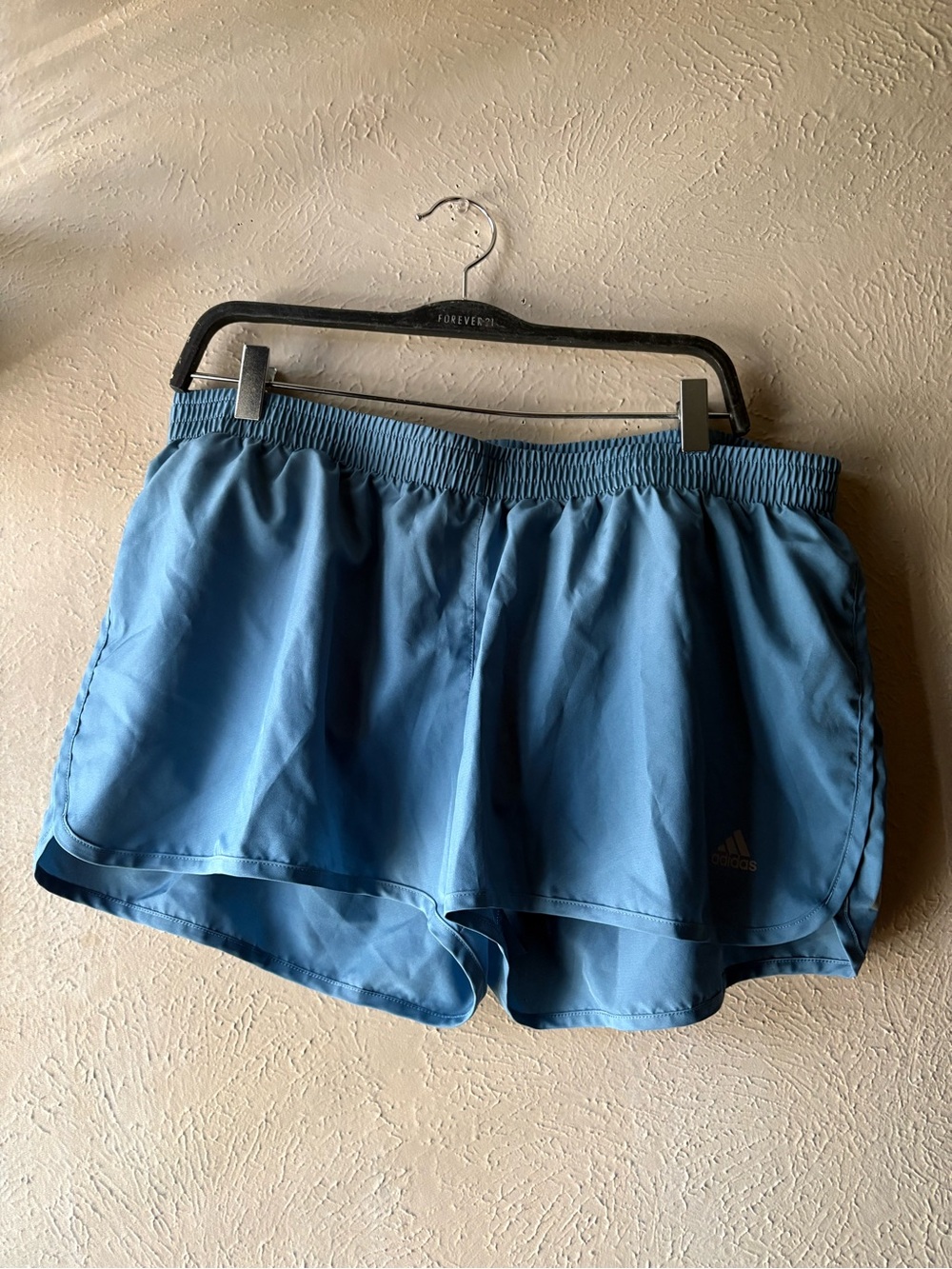 adidas Women's Sky Blue Athletic Shorts